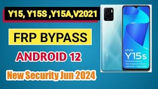 Bypass FRP Vivo #Y15s (V2120) Android 12 Security Patch 2024  #Bypass FRP all Vivo