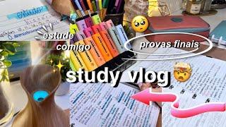 STUDY VLOG Produtivo | Como eu estudo para provas | Estude Comigo! (narrado)