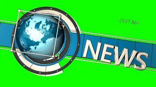 Green screen NEWS intro FREE Chroma key youtube background