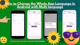 Change Whole App Language in Android with Multi language - Kotlin