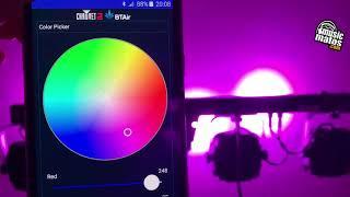 Chauvet 4BAR LT BT piloté en bluetooth avec application BTAir