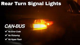 How to Change Toyota Corolla Rear Turn Signal Lights, LED Bulb Install