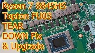 Topton FU03 Ryzen 7 8845HS Tear Down and Repaste w PTM7950 & K5 PRO Review and Test #wisebuyreviews