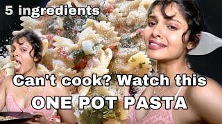 ONE POT PASTA!  ONLY 5 ingredients | Cooking with Mariam.