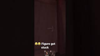 Roblox DOORS Figure got stuck in the wall 