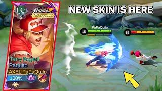 PAQUITO NEW KOF SKIN IS FINALLY HERE!!! PAQUITO KOF SKIN INTENSE GAMEPLAY | MLBB