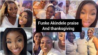 FUNKE AKINDELE PRAISE AND THANKSGIVING WITH FRIENDS AND FAMILY, WATCH TO THE END #viral