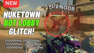 *NEW* BO6 NUKETOWN BOT LOBBY GLITCH! SOLO UNLIMITED XP CAMO GLITCH!