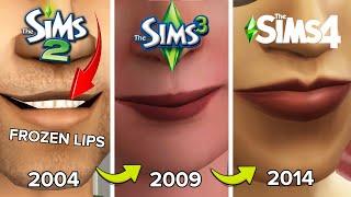 Sims 2 vs Sims 3 vs Sims 4 - Mouth Logic (Part 1)