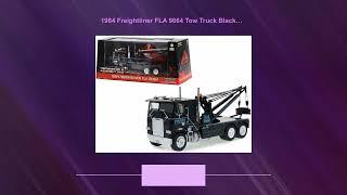 1984 Freightliner FLA 9664 Tow Truck Black "Road Ranger Towing" "Terminator 2: Judgment Day" (199...