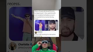 When a 9-year-old dissed Eminem he stayed quiet then paid the kid's mom to delete his Roblox account