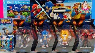 Unboxing and Review of Sonic The Hedgehog 3 Toys Collection
