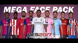 PES 2017 NEW MEGA FACEPACK V1 24-25 AIO