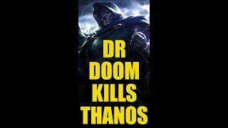 Dr. Doom Kills Thanos #shorts (Comics Explained)