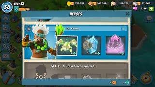 Boom Beach- Thoughts on Dr. Kavan and showing his abilities.