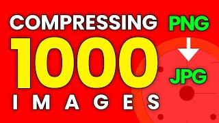 1000 Images Compression & Conversion in SECONDS without Losing Quality