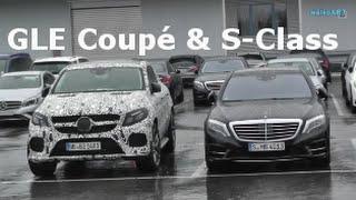 New Mercedes GLE AMG Coupé C292 & S-Klasse/S-Class, Größenvergleich - size comparison