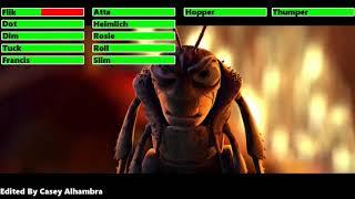 A Bug's Life (1998) Final Battle with healthbars 1/2