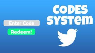 How to Make A CODES System In ROBLOX! |