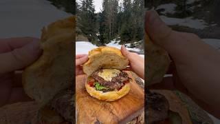 Double XXL Hamburger  / Cooking Double XXL Hamburgers