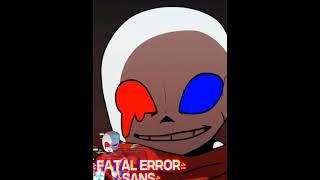 error sans vs fatal error sans (both canon)#1v1 #edit #undertale #errorsans #fatalerrorsans