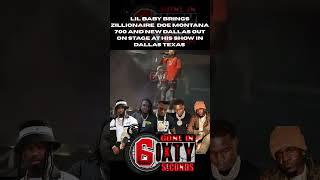 Lil Baby brings Zillionaire Doe Montana 700 and New Dallas out on stage at his sold out show