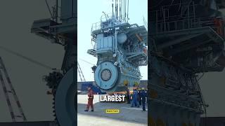 3 Story Building Sized Engine 110,000 Horsepower Giant Powering Ships.