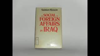 Social and foreign affairs in Iraq by Saddam Hussein