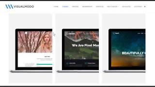 Visualmodo WordPress Themes Showcase - Portfolio of Templates and Sites Builder Tools