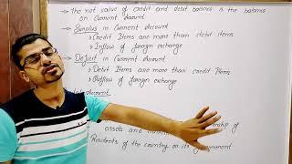 Components of Balance of Payment - Current account and Capital account.