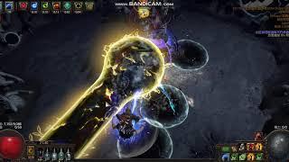 [POE] 3.5 Uber Elder Self-Freezed Arc Trap-Miner Scion Face Tanking Everthing