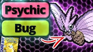 How OP would a Psychic/Bug Venomoth be in Pokemon Yellow?