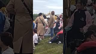 Kalmykia. Elista. 21.05.2023. 1000 musicians make an offering to the Three Jewels