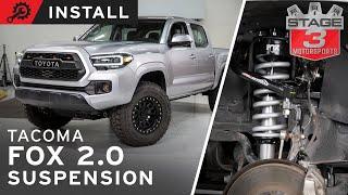 05-20 Toyota Tacoma Fox 2.0 Front Coilover Suspension and Rear Shock Install