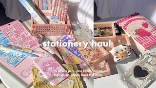 huge stationary haul  ·˚ ༘ ft. Stationery pal