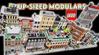 10x Up-Sized LEGO Modular Buildings! Complete Overview