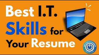 Best I.T. Skills for Your Resume in 2020