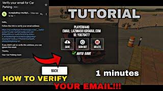 HOW TO VERIFY YOU EMAIL - Car Parking Multiplayer