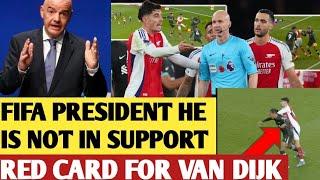 VAN DIJK RED CARD, DISALLOWED GOAL, TSIMIKAS CORNER, HOW REFEREE ANTHONY TAYLOR CHEATED ARSENAL