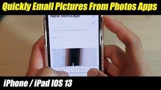 iPhone 11 Pro: How to Quickly Embed Photos and Email It Directly From Photos App