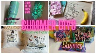 EASY SUMMER DIYS | CREATIVE FABRICA 