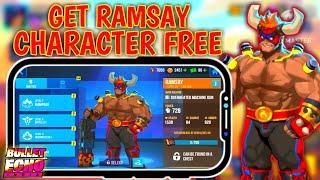 HOW TO GET RAMSAY CHARACTER FOR FREE IN BULLET ECHO INDIA? || BULLET ECHO INDIA NEW HERO UNLOCK