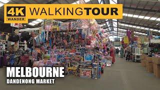 Dandenong Market Walking Tour in Melbourne, Australia (4K 60fps)