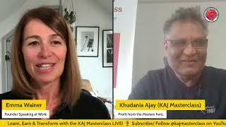 How To Raise Visibility And Credibility At Work | Emma Wainer | KAJ Masterclass LIVE | Khudania Ajay