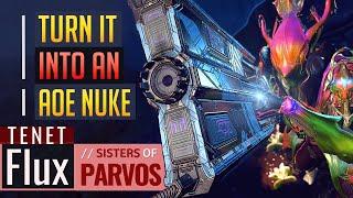 Warframe | TENET FLUX RIFLE AOE NUKE: Steel Path Corpus | Sisters of Parvos