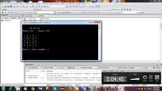 How to make a tic tac toe game using C