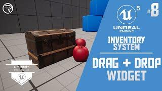 Unreal Engine 5 Tutorial - Inventory System Part 8: Drag and Drop Widget