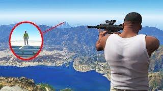 Как далеко можно выстрелить в GTA 5...