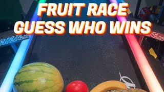 FRUIT RACE  GUESS WHO WINS CHALLENGE