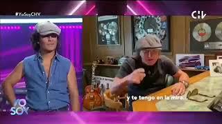 Brian Johnson (AC/DC) saluda a participante de 'Yo Soy'